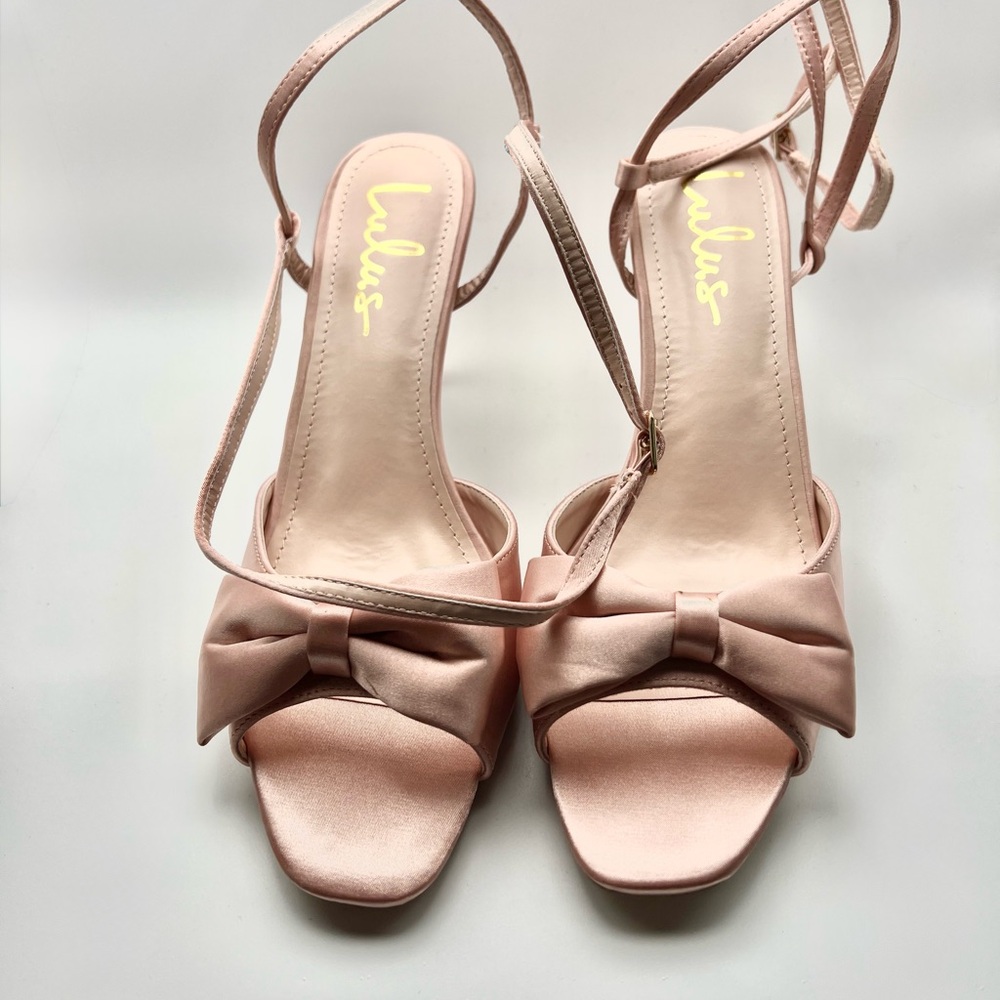 Lulu's Women's Pink Strappy Heels